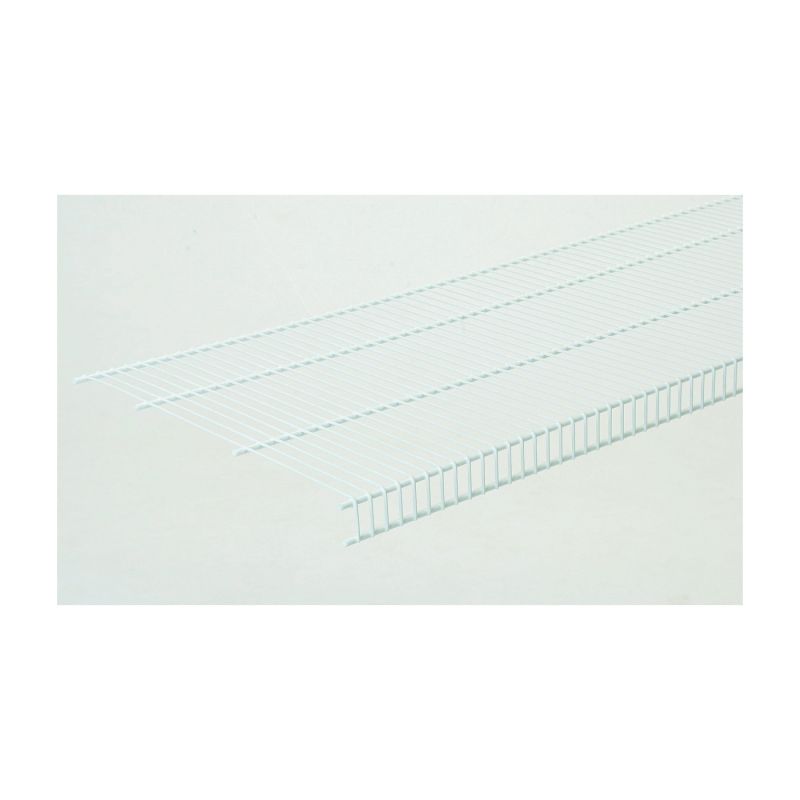 ClosetMaid 37318 Wire Shelf, 16 in L, 144 in W, Steel, White White
