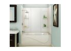 Maax Elan Series 101343-000-001 Bathtub Wall Kit, 31-3/4 in L, 60-1/2 in W, 59 in H, Acrylic, Glue Up Installation White