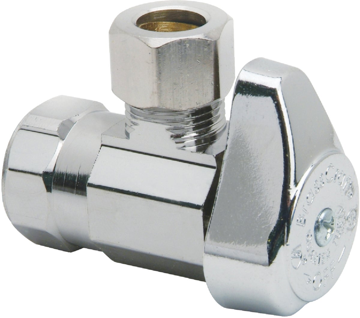 Details about   2 PCS 1/2" FIP X 3/8" OD 1/4 Turn Compression Straight Stop Valve Chrome Plated 