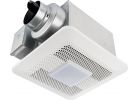 Panasonic Whisper Choice 80/110 CFM Auto Bath Exhaust Fan with LED Light White