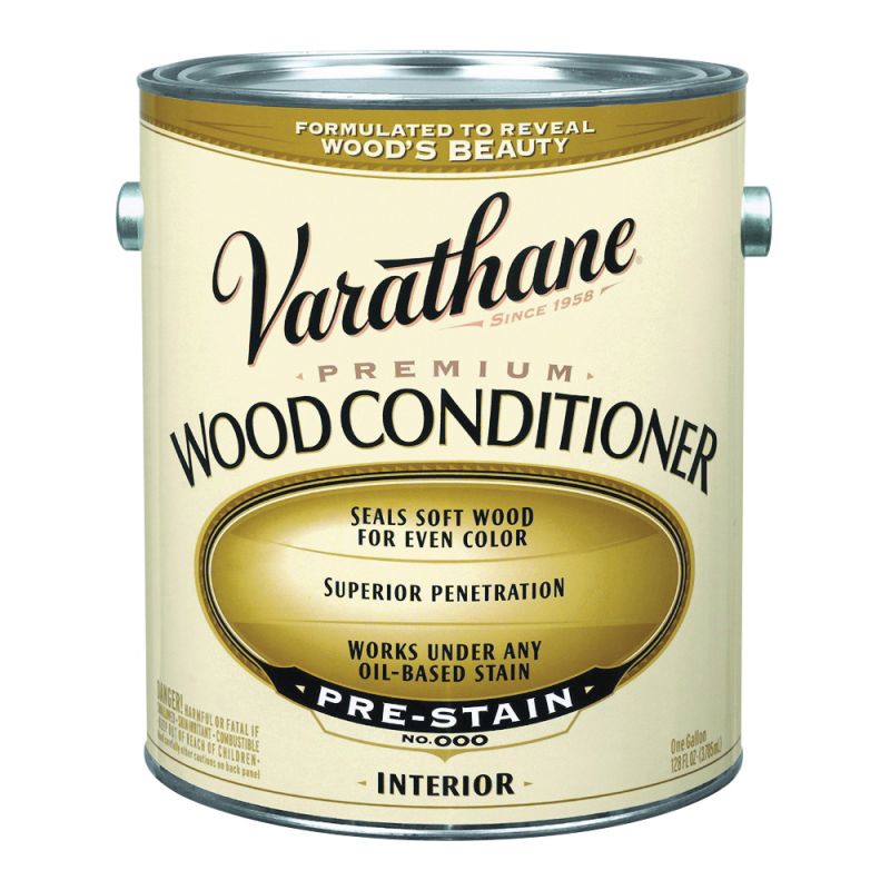 Varathane 211774 Premium Wood Conditioner, Clear, Liquid, 1 gal, Can Clear
