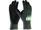 MaxiFlex Cut Resistant Nitrile Coated Glove M, Green &amp; Black