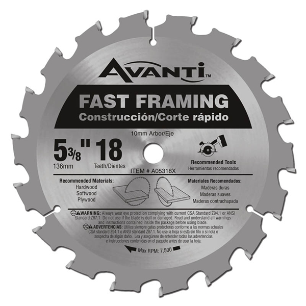 Milwaukee 48-40-0520 5-1/2 18T Framing Circular Saw Blade