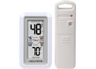 Acu-Rite Digital Thermometer With Indoor/Outdoor Sensor 3-1/2 In. W. X 4-13/16 In. H., White
