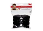 3M 90835-00000B Safety Eyewear, Scratch-Resistant Lens, Polycarbonate Lens, Wraparound Frame, Plastic Frame, Gray Frame