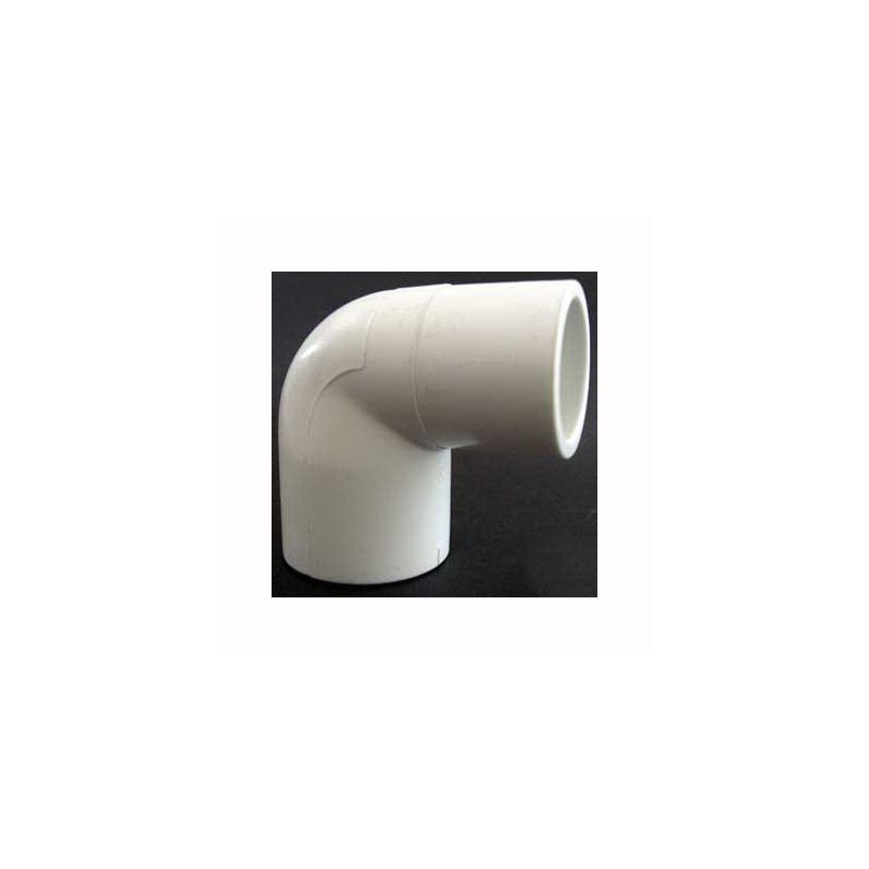 Xirtec 140 435548 Street Pipe Elbow, 1-1/2 in, Spigot x Socket, 90 deg Angle, PVC, White, SCH 40 Schedule White