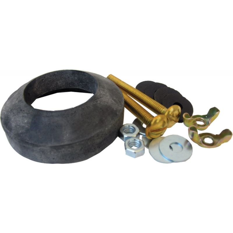 Lasco Toilet Tank To Bowl Bolt Kit With Recessed Gasket 5/16 In. X 3 In.