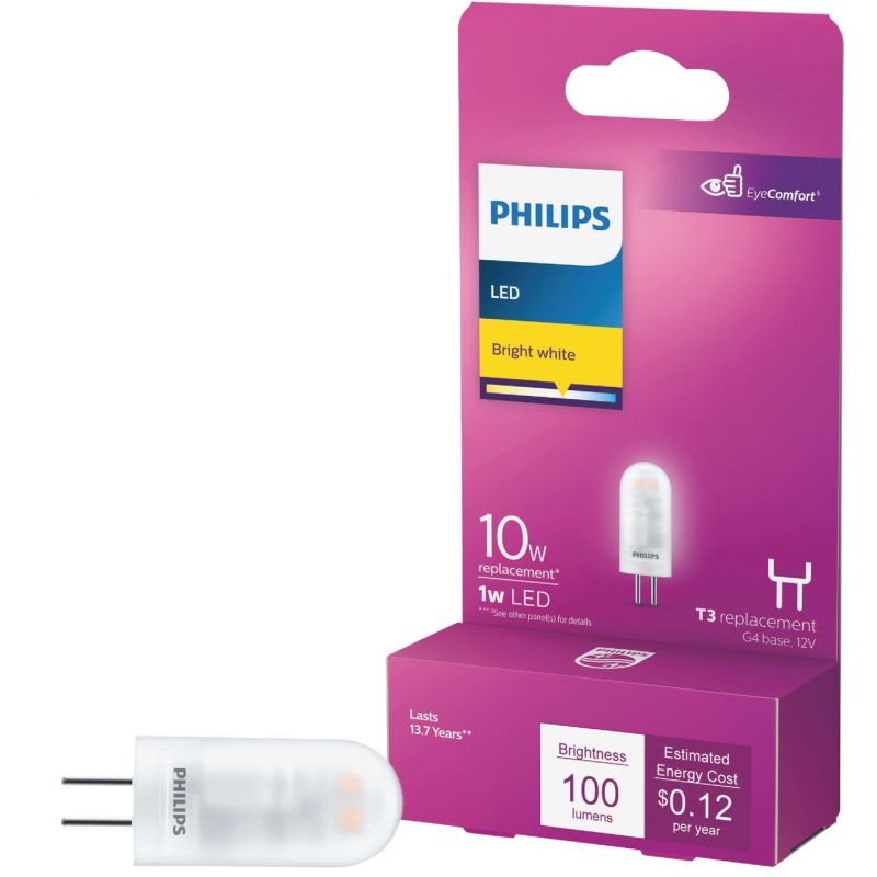 Philips T3 Bi-Pin LED Landscape Low Voltage Light Bulb
