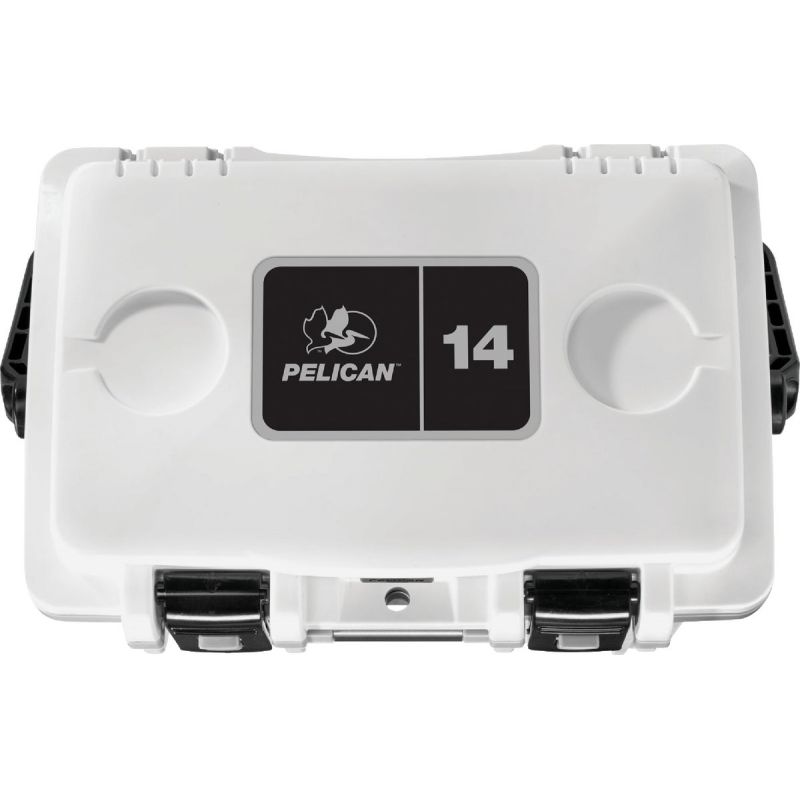 Pelican Elite 14 Qt. Personal Cooler 14 Qt., White/Gray