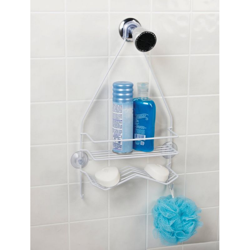 Buy Zenith Frosted Plastic Shower Caddy Frosted Clear