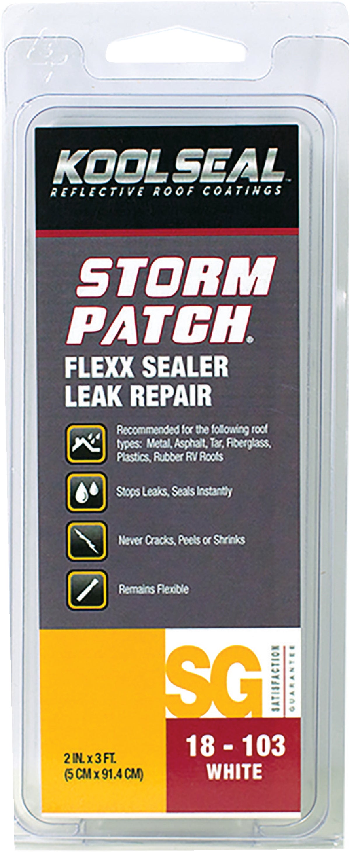 Buy Kool Seal Storm Patch Flexx Sealer Permanent Leak Repair 2 In. X 3