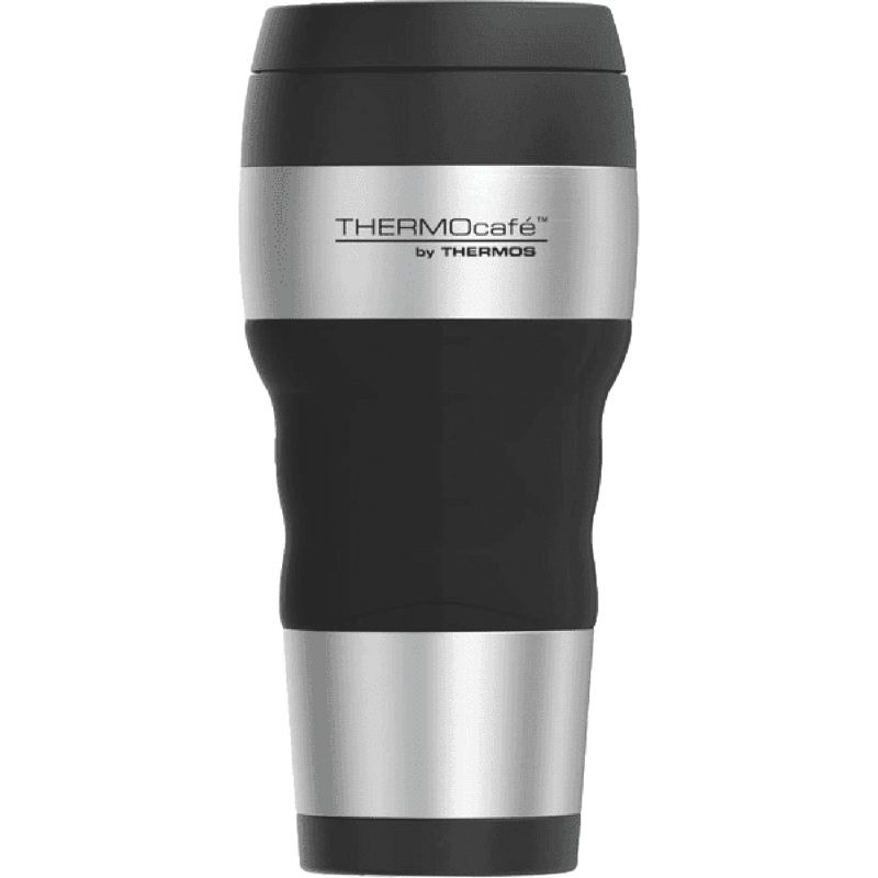 Thermos ThermoCafe Insulated Tumbler 16 Oz., Silver