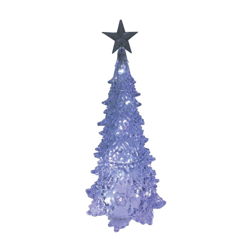 Hometown Holidays 21701 Acrylic Tree, 16 in Clear (Pack of 6)