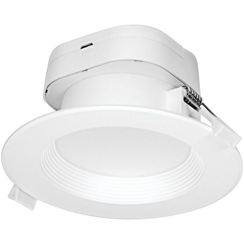 Satco 7W LED Recessed Light Kit 4 In., White