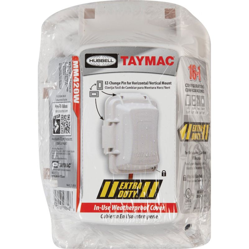 TayMac Extra Duty In-Use Outdoor Outlet Cover
