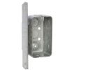 Raco 661 Handy Box, 1-Gang, 8-Knockout, 1/2 in Knockout, Galvanized Steel, Gray, Bracket Gray