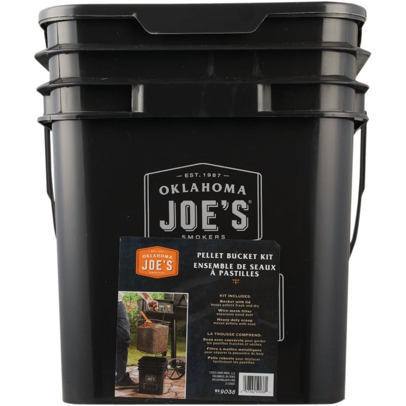 Oklahoma Joe&#039;s 3-Piece Pellet Bucket Kit 20 Lb.