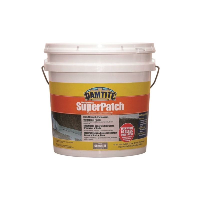 Damtite 04152 Patch, Concrete, 15 lb Pail Concrete
