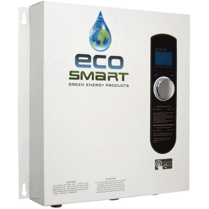 EcoSMART 240V Single Phase 27kW Electric Tankless Water Heater 5.25 Gpm