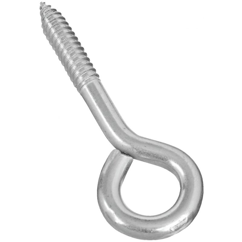 National Steel With Zinc Finish Lag Screw Eye (Pack of 10)