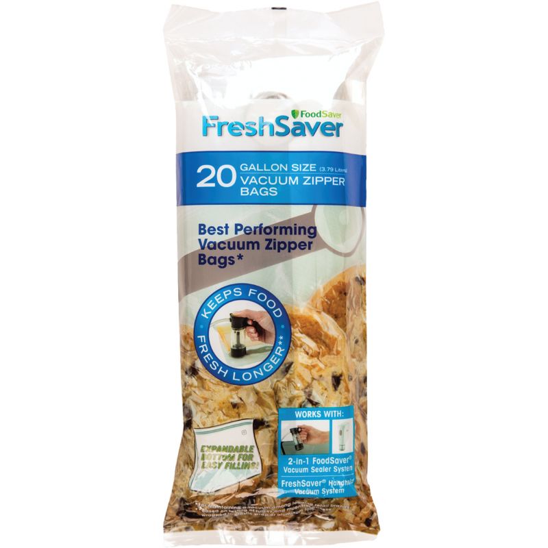 FoodSaver FreshSaver Vacuum Zipper Bag 1 Gal.