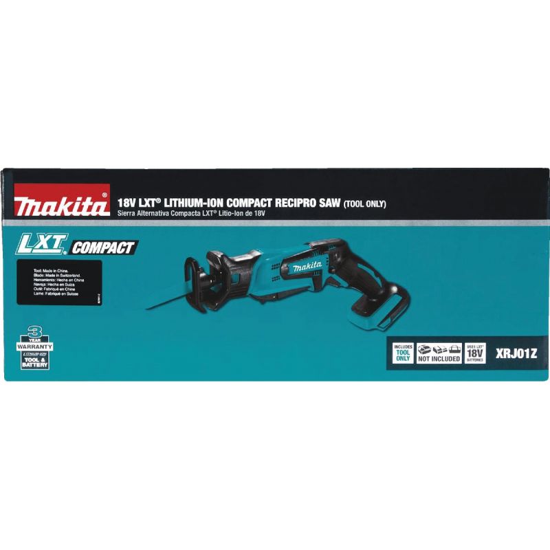 Makita 18V Compact Cordless Reciprocating Saw - Tool Only