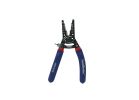 Southwire 64808040 Wire Stripper, 10 to 18, 12 to 22 AWG Wire, 9.34 in OAL, Dipped Grip, Ergonomic Handle