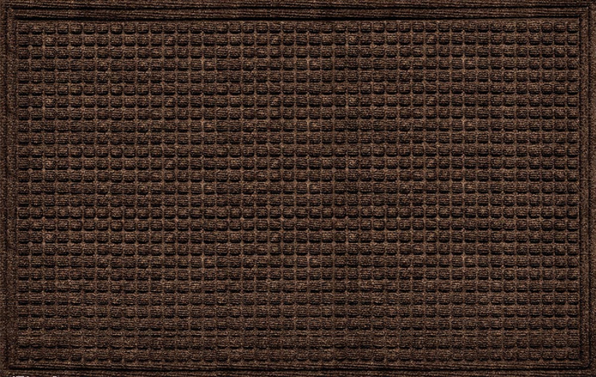 Apache Textures Walnut 18 In. x 30 In. Carpet/Recycled Rubber Door