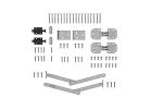National Hardware N900-005 Wall Organizer Hardware Kit, Fold Down, Plastic/Steel