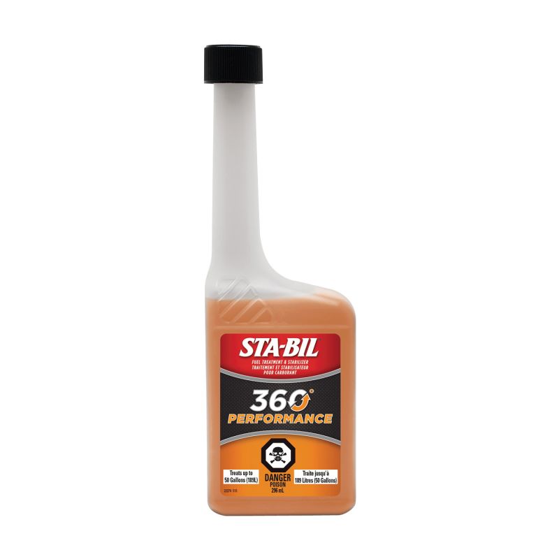 Sta-Bil 360 Performance 22274 Fuel Treatment, 10 oz, Bottle Amber/Brown