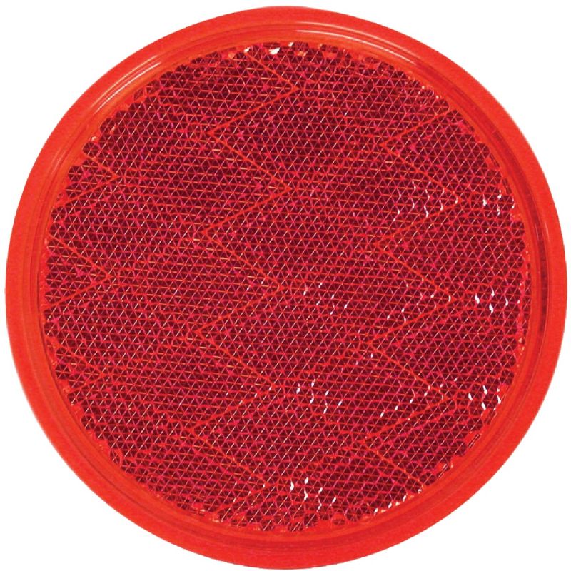 Peterson 475 Round Quick-Mount Reflector 3 In. Dia., Red