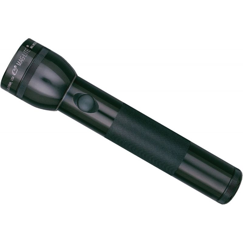 2D Water Resistant Maglite Flashlight Black