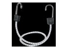 Keeper Twin Anchor 06272 Bungee Cord, 18 in L, Rubber, Hook End