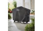 Weber Q 2000 Series With Q Cart &amp; 3000 Series 56 In. Grill Cover Black