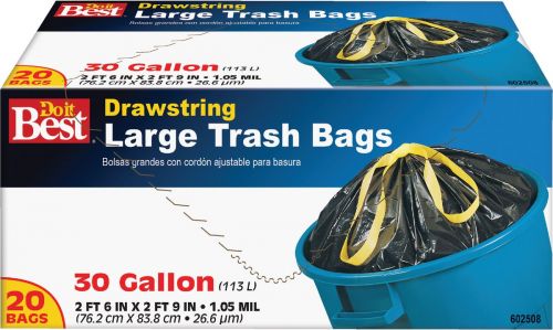 Best Yet Trash Bags, 30 Gallon