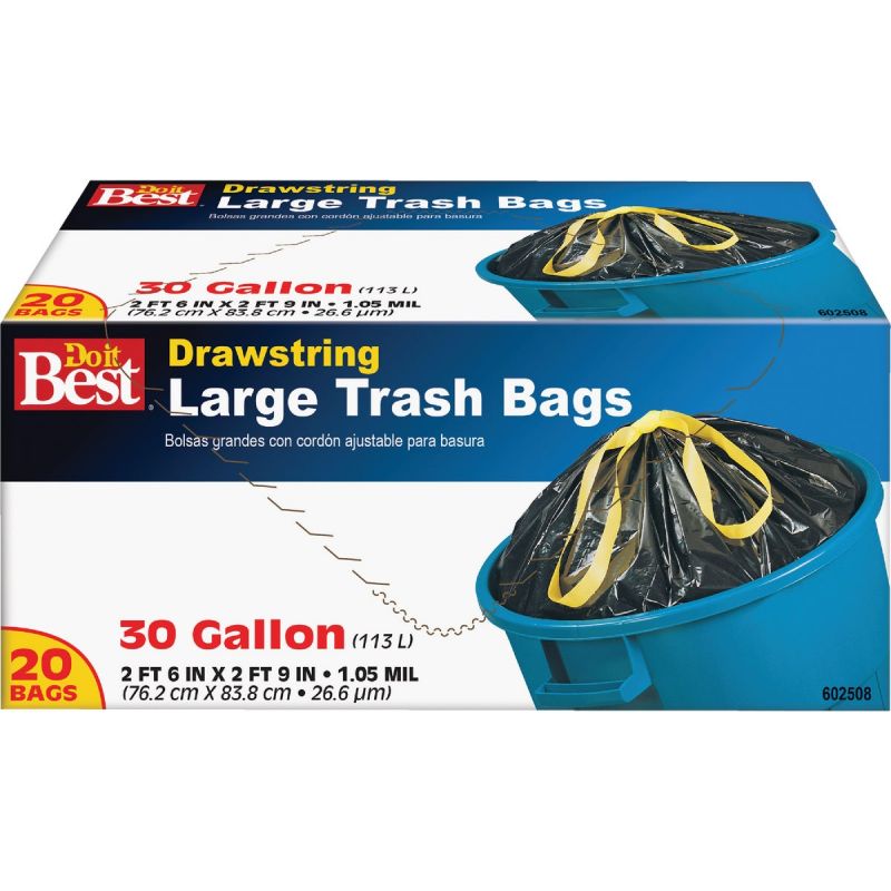 Buy Do it Best Large Trash Bag 30 Gal., Black
