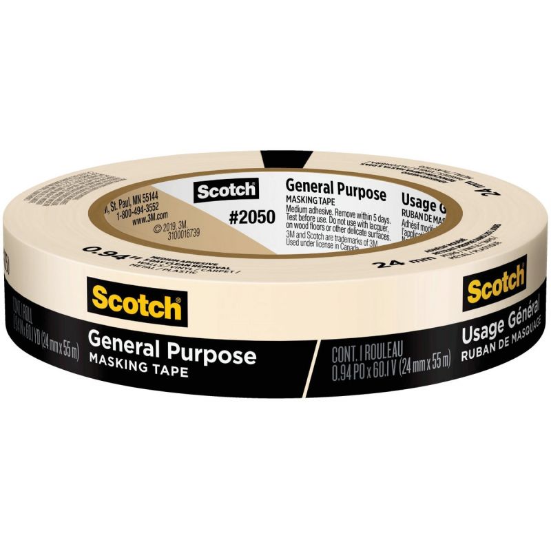 Scotch General Purpose Masking Tape Beige