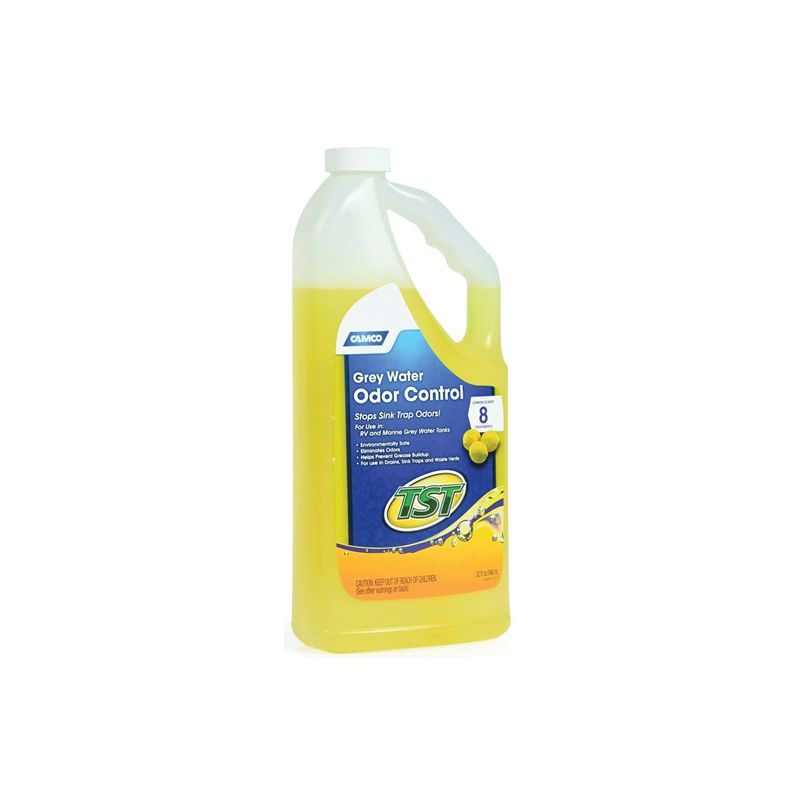 Camco USA 40252 Water Odor Control, 32 oz, Bottle, Liquid, Lemon Clear/Light Straw