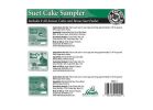 Heath SCS-1 Suet Cake Sampler Pack with Cage, Apple Dough, Berry Blast, Bird&#039;s Blend, 11 Pack