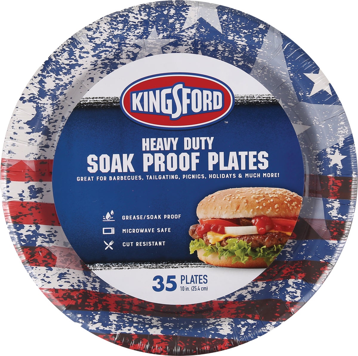 Hefty Everyday Plates Soak Proof Compartment 8.875 In Foam Plates, Plates