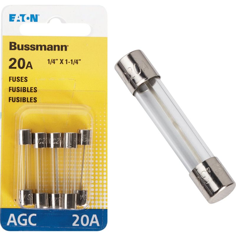 Bussmann Glass Tube Automotive Fuse Clear, 20