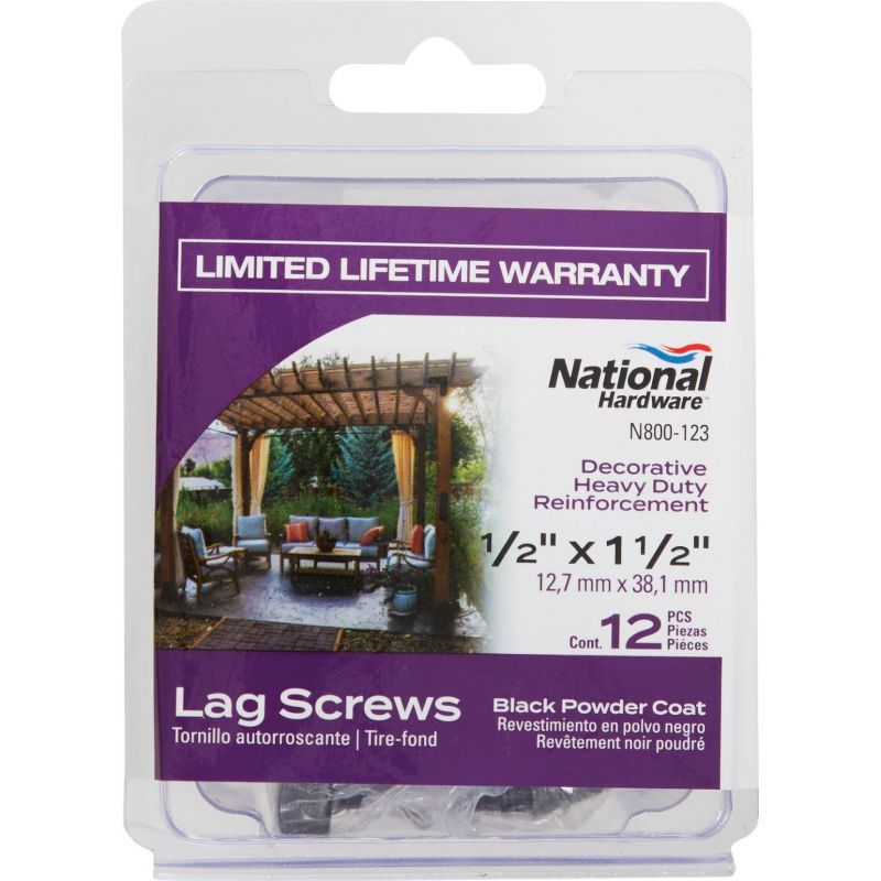 National Structural Lag Screw 1/2 In. X 1-1/2 In.