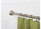 Zenna Home 44 In. to 72 In. Adjustable Straight Shower Rod