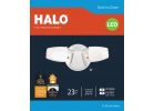 Halo Twin Head Color Temperature Selectable LED Floodlight Fixture White