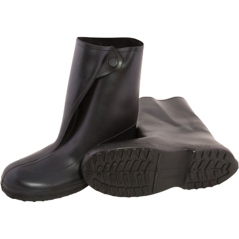 Tingley 10 In. Rubber Overshoe Boot Black