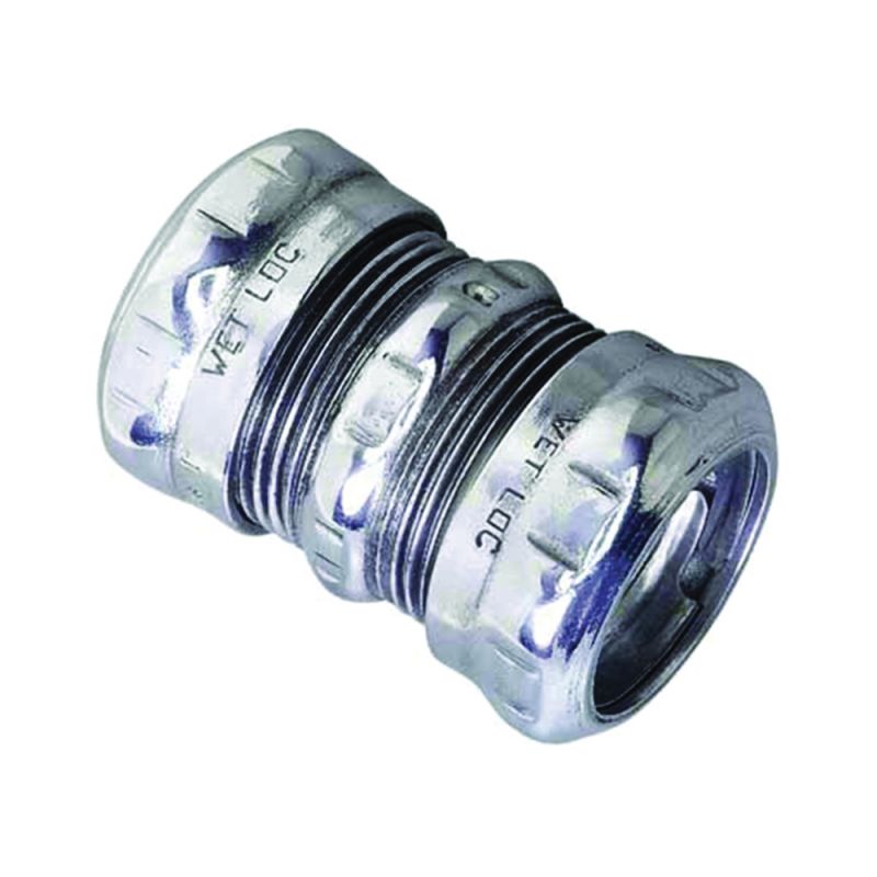 Halex 62620 Coupling, 2 in Compression, Steel (Pack of 2)