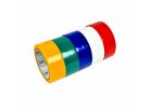 Gardner Bender GTPR-575 Electrical Tape, 12 ft L, 3/4 in W, Assorted Assorted