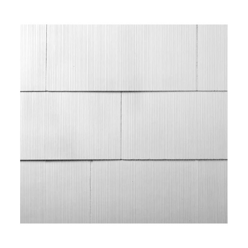 GAF WeatherSide Series 2221000WG Shingle Siding, 12 in L Nominal, 24 in W Nominal, 11/64 in Thick Nominal, White