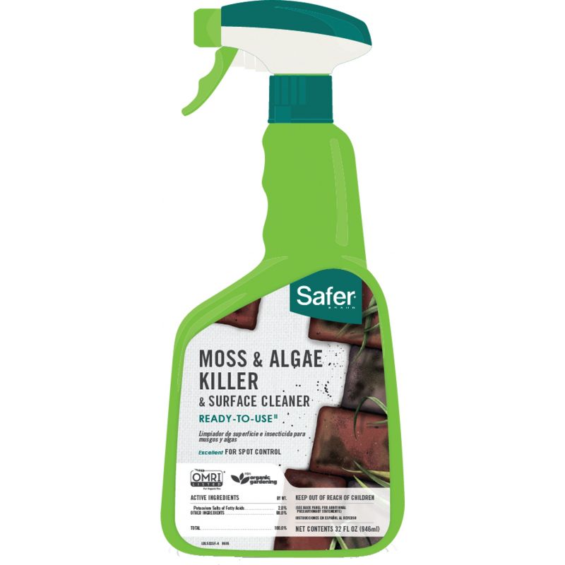 Safer Moss &amp; Algae Killer 32 Oz., Trigger Spray