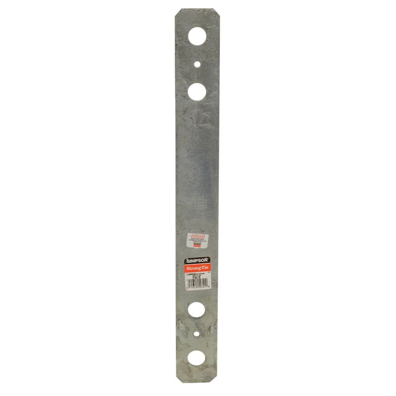 Simpson Strong-Tie PS PS418 Piling Strap, 18 in L, 4 in W, Steel, Hot-Dip Galvanized